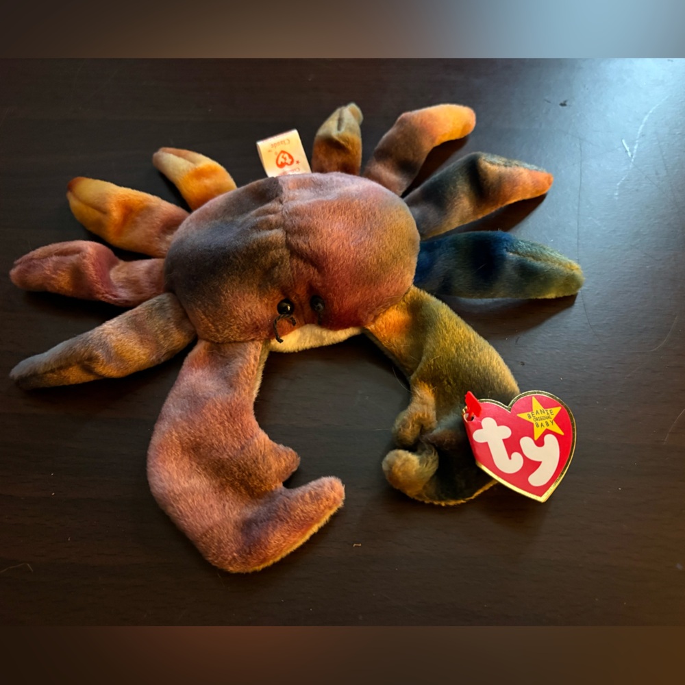 Claude the Crab Vintage Ty Beanie Baby